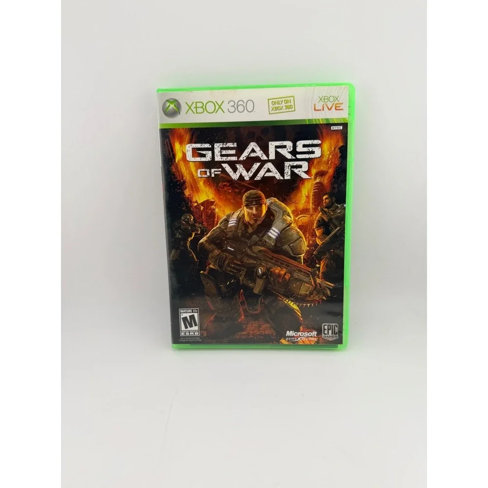 Gears of War Xbox 360 Game Complete with Manual Microsoft Epic Games 2006 NTSC‎